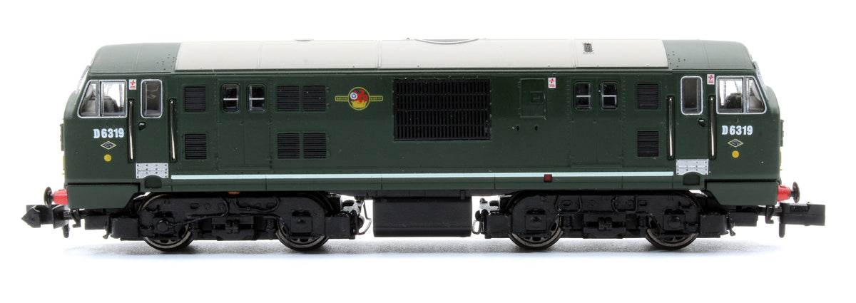 Pre-Owned Class 22 D6319 BR Green With Small Yellow Warning Panel Diesel Locomotive