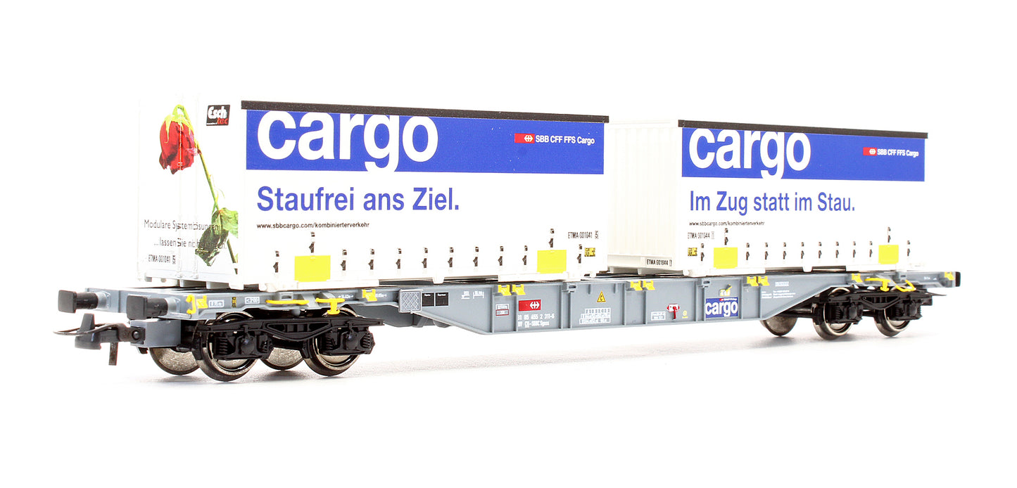Pre-Owned 77341 Sgnns Cargo Bogie Wagon 31 85 455 2 311-6