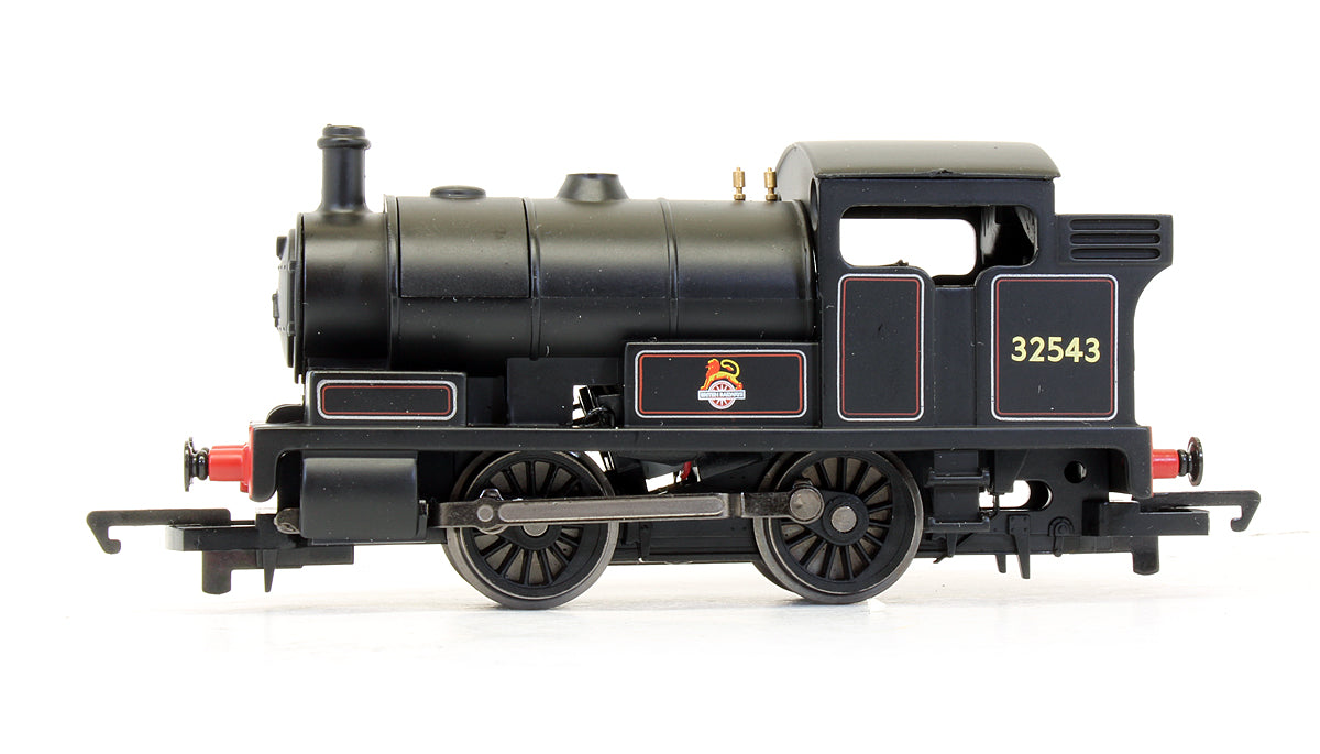 RailRoad BR Lined Black 0-4-0 No.32543 Steam Locomotive