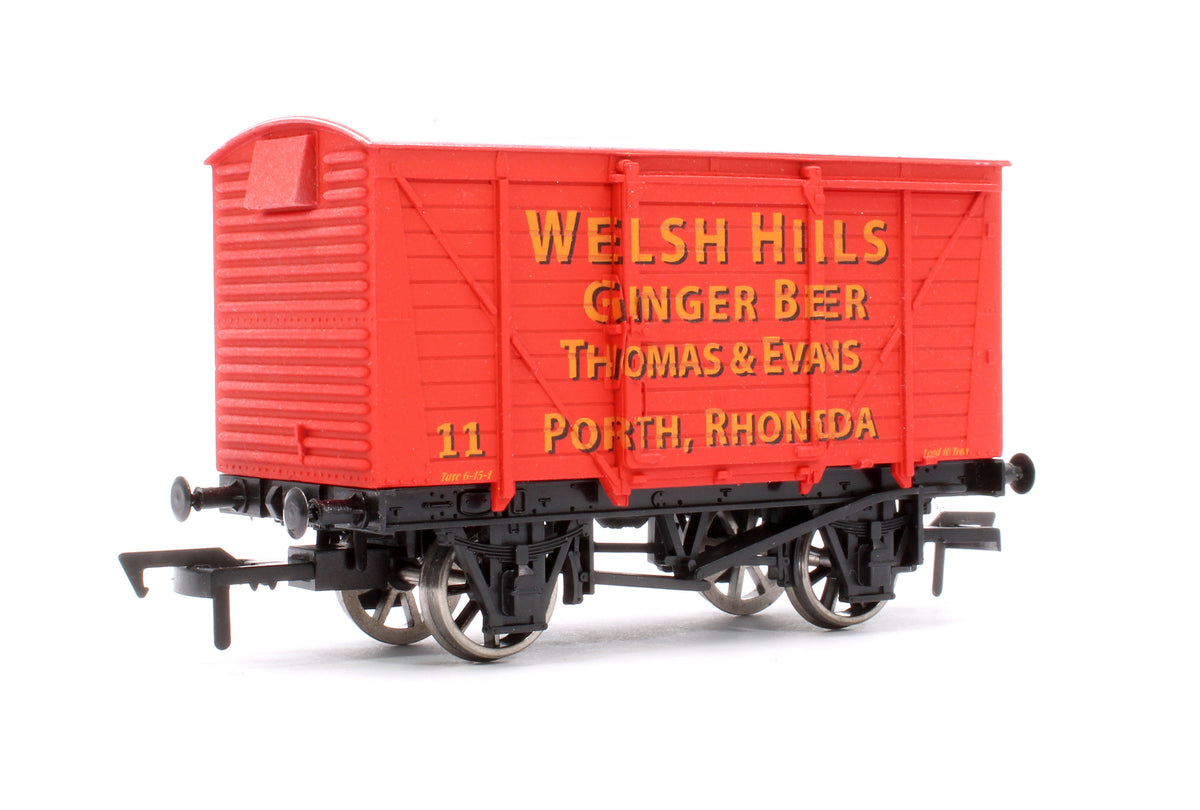 WHGB Pre-Owned 10T No.11 Vent Van 'Welsh Hills Ginger Beer Thomas & Evans' (Limited Edition for Burnham & Distric MRC)