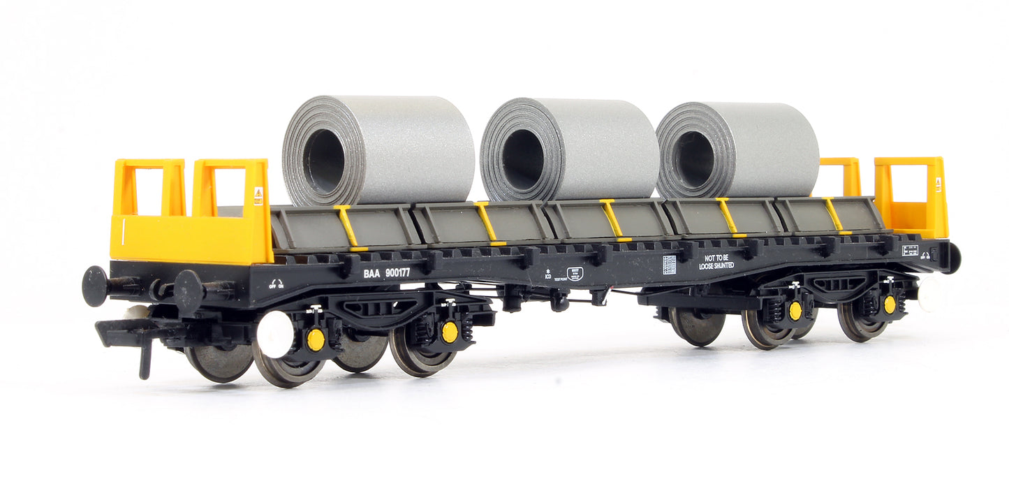 Pre-Owned 38-351 BAA Steel Carrier Wagon Railfreight Metals Sector