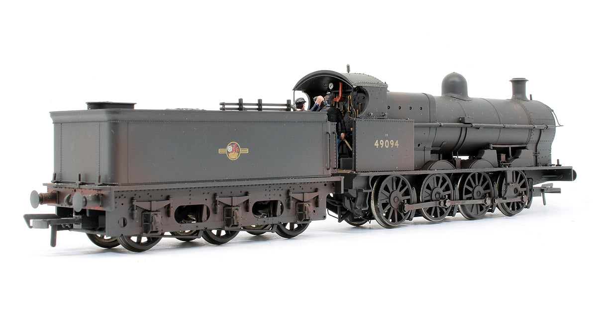 Class G2A '49094' BR Black Late Crest Steam Locomotive - Weathered