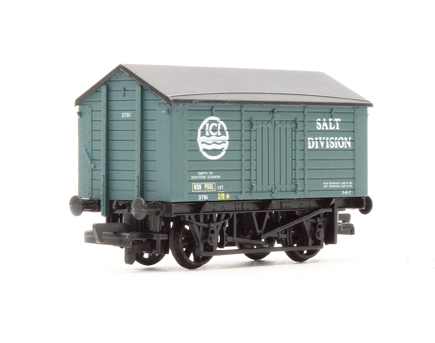 33-178 Pre-Owned 10 Ton Covered Salt Wagon I.C.I. Salt Division