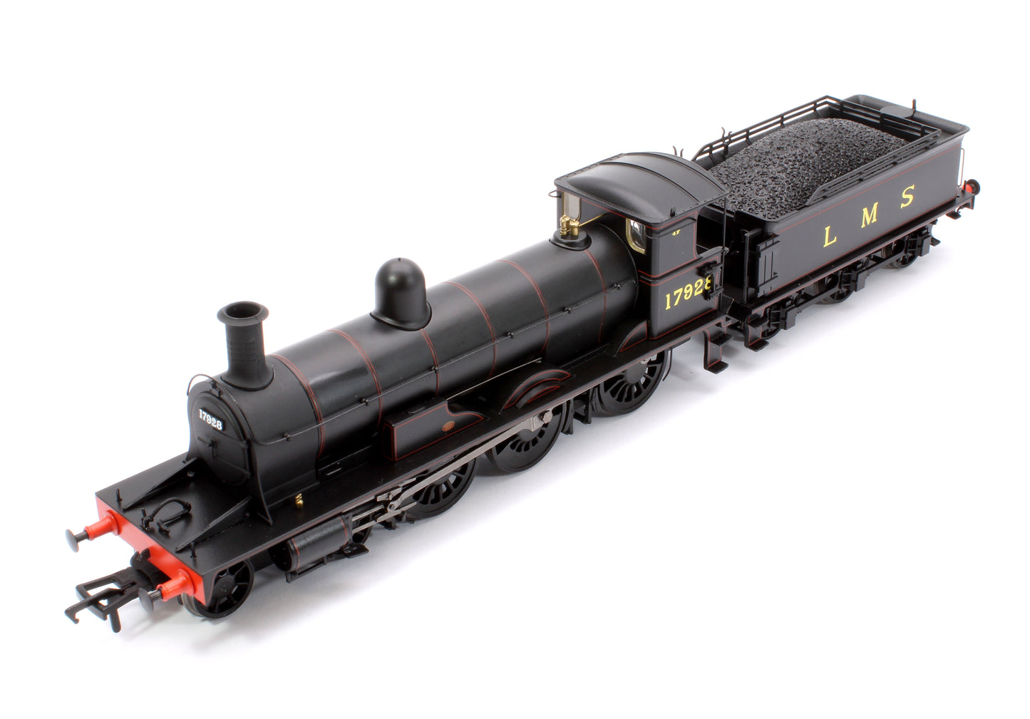 Highland Railways Jones Goods 4-6-0 Steam Locomotive No.17928, LMS lined black (DCC Sound)