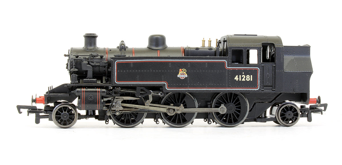 Pre-Owned Ivatt Tank 41281 Push Pull BR Lined Black Early Emblem Steam Locomotive