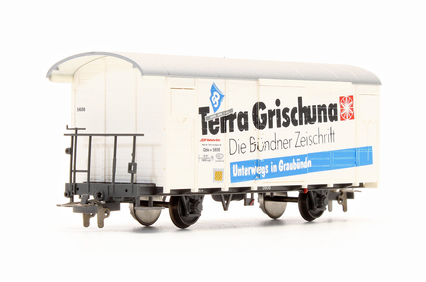 Pre-Owned 2283 128 Terra Grischuna RhB Gbk-v 5608 Freight Van