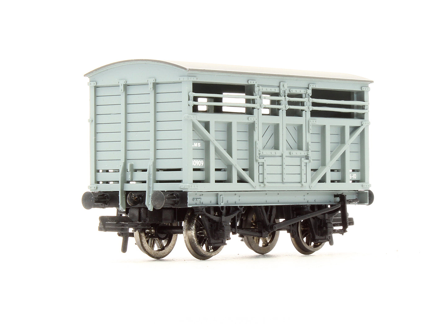 Pre-Owned 37-701A 10 Ton Cattle Wagon LMS Grey No.230909