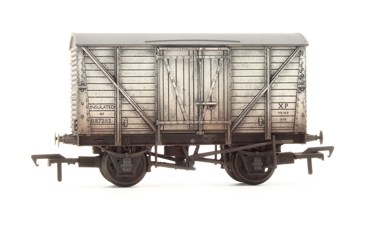 Pre-Owned 10 Ton BR Insulated Van White 'B 872112' - Custom Weathered