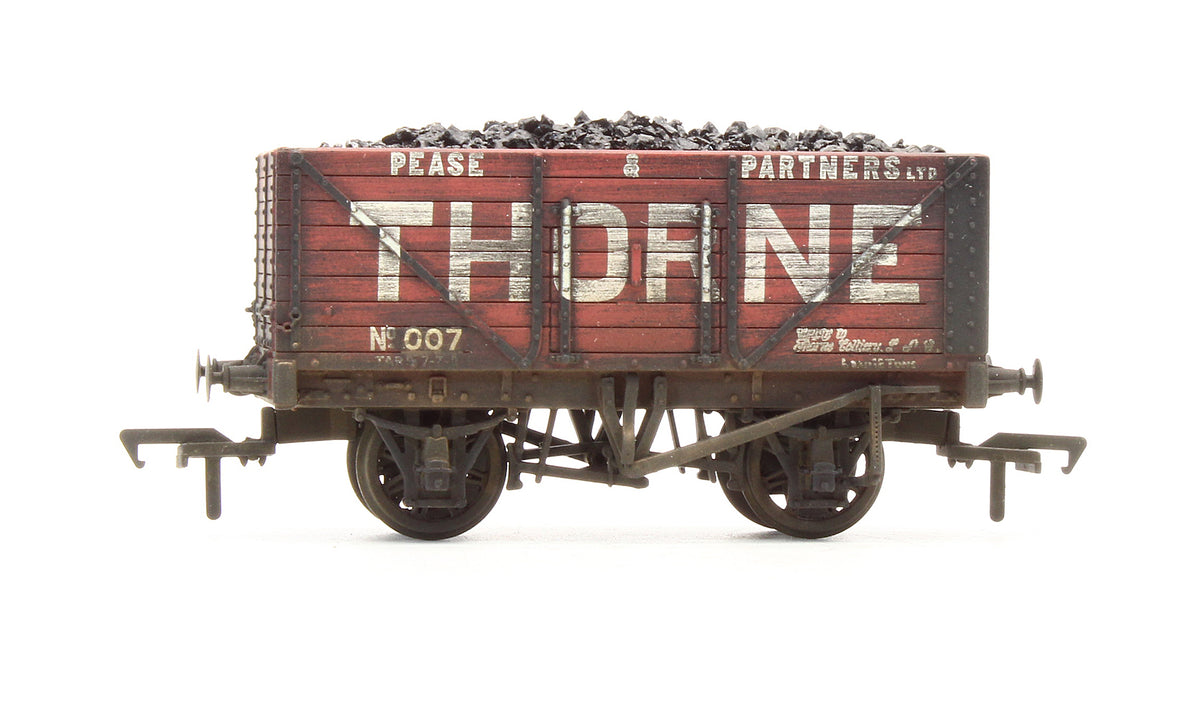 Pre-Owned 8 Plank End Door Wagon 'Pease & Partners' - Custom Weathered