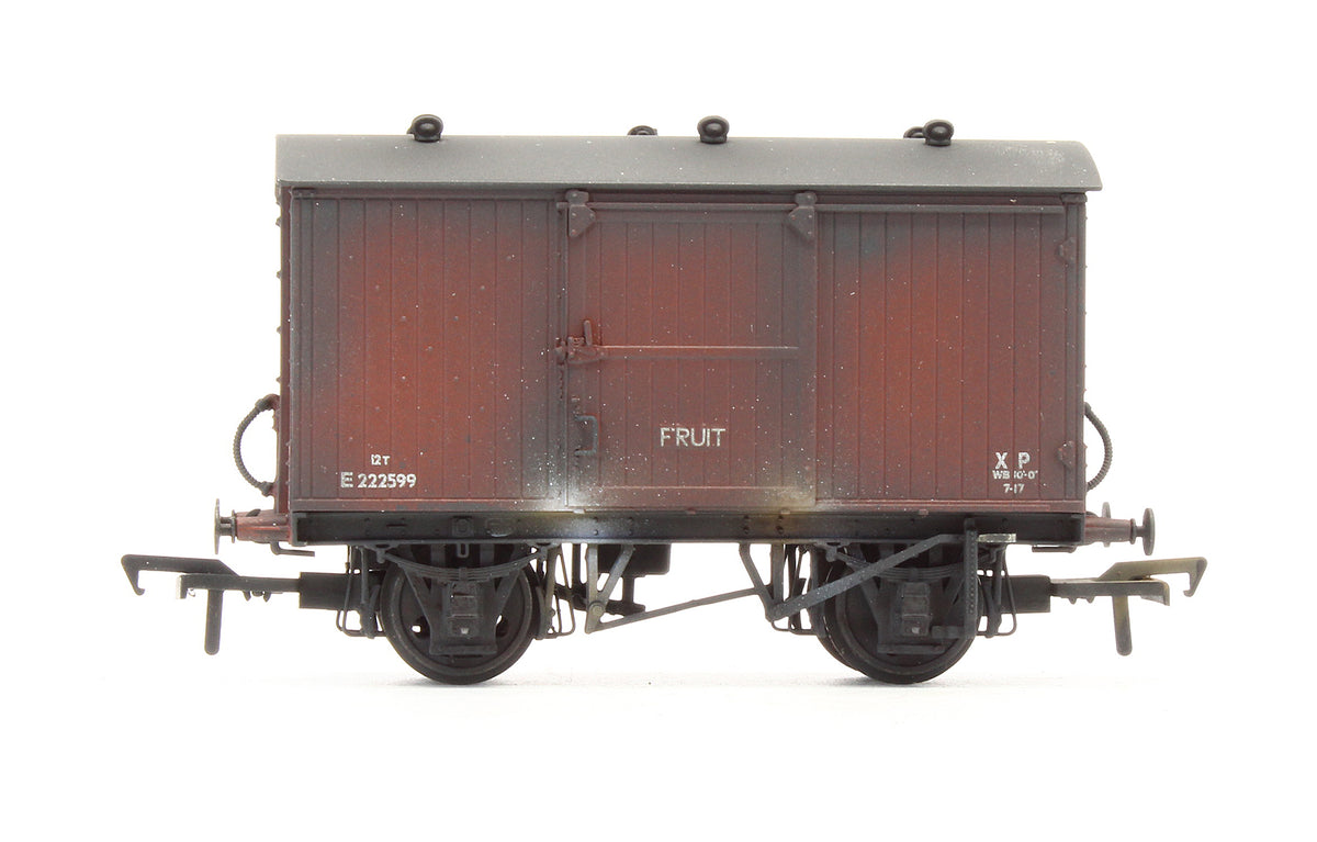 Pre-Owned 12 Ton BR Bauxite (Early) Ventilated Fruit Van No.E22599 - Custom Weathered