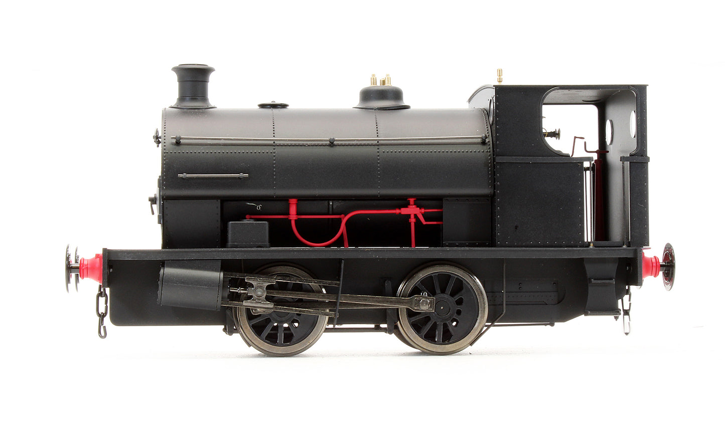 Pre-Owned Peckett E Class 0-4-0 Saddle Tank Plain Black Steam Locomotive