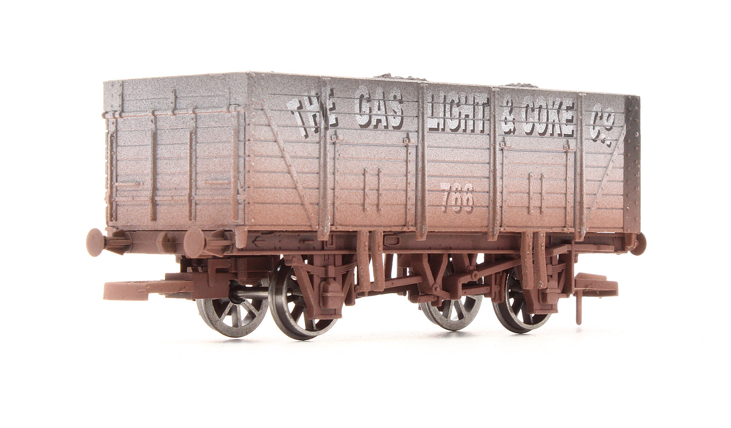 Pre-Owned 4F-090-004 'The Gas Light & Coke Co' 9 Plank Wagon No.766 - Weathered