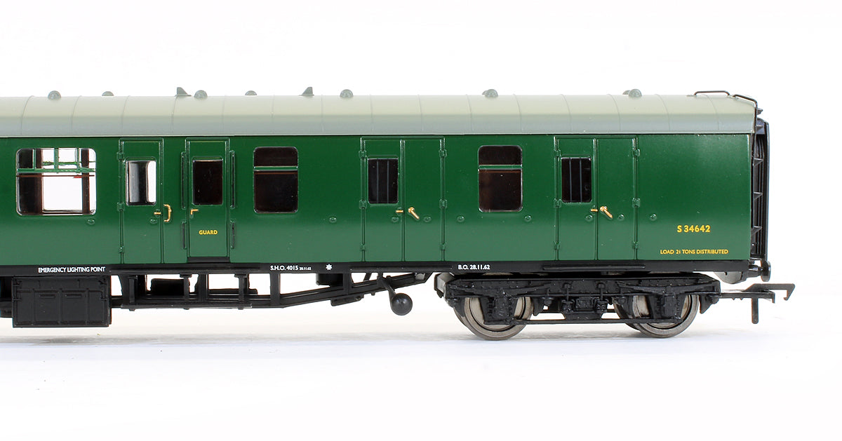 39-078E Pre-Owned BR MK1 Brake Second Corridor BSK Coach (SR) Green 'S34642'
