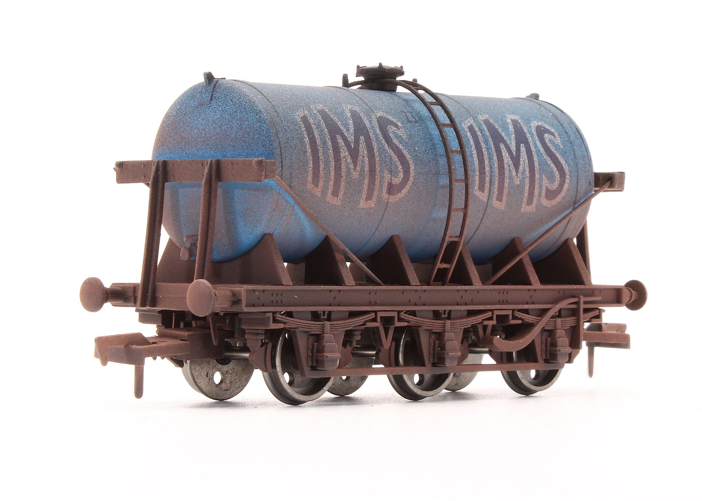 Pre-Owned 4F-031-008 'Independent Milk' 6 Wheel Tank Wagon - Weathered