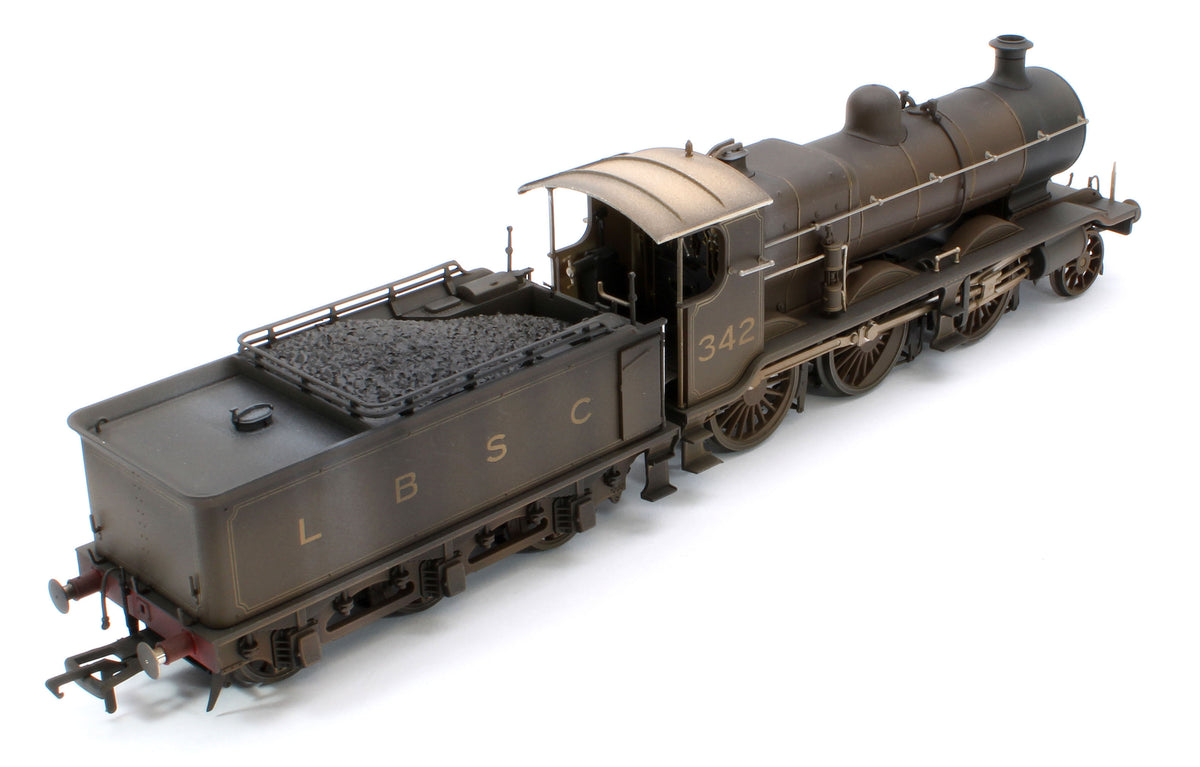 Bespoke Weathered S4102-02 LB&SCR K Class 2-6-0 LBSC Umber Brown No.342 Steam Locomotive