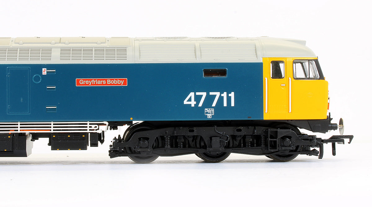 Pre-Owned Class 47/7 47711 'Greyfriar's Bobby' BR Large Logo Blue Diesel Locomotive (DCC Sound Fitted)