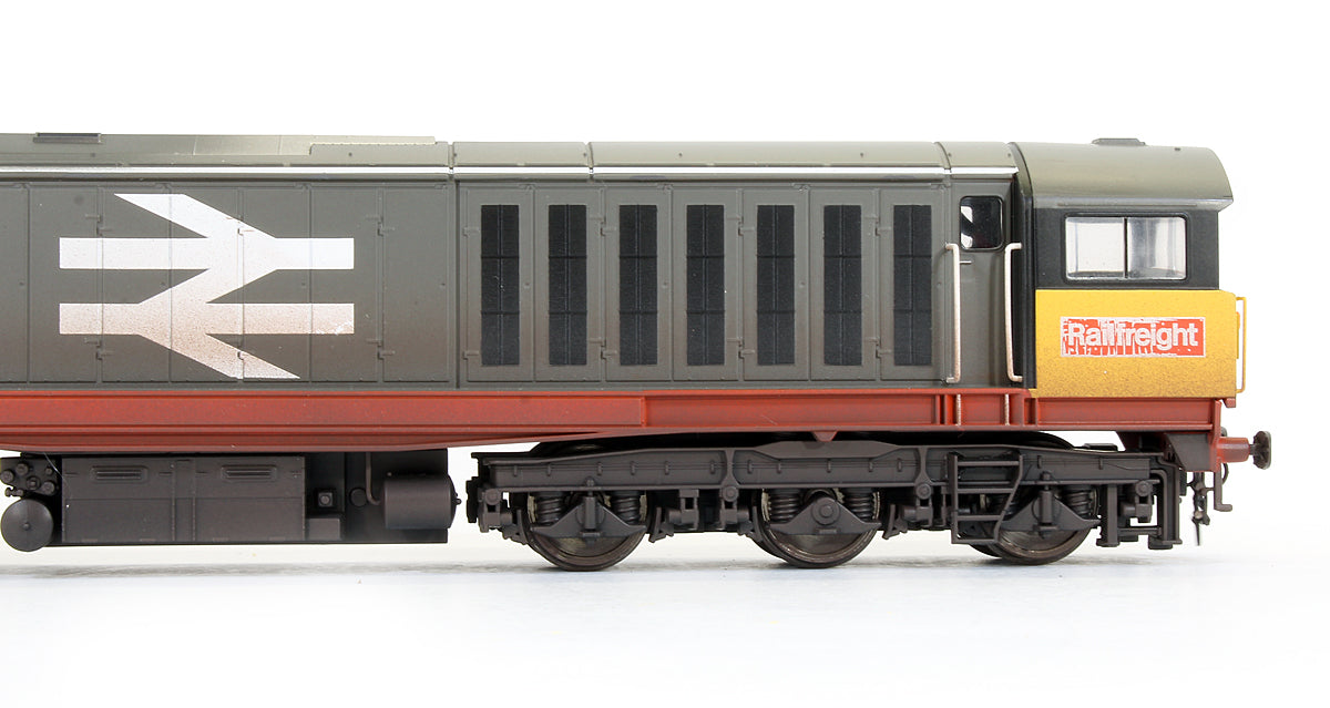 Pre-Owned E84005 Class 58011 BR Railfreight Red Stripe Diesel Locomotive (Weathered)