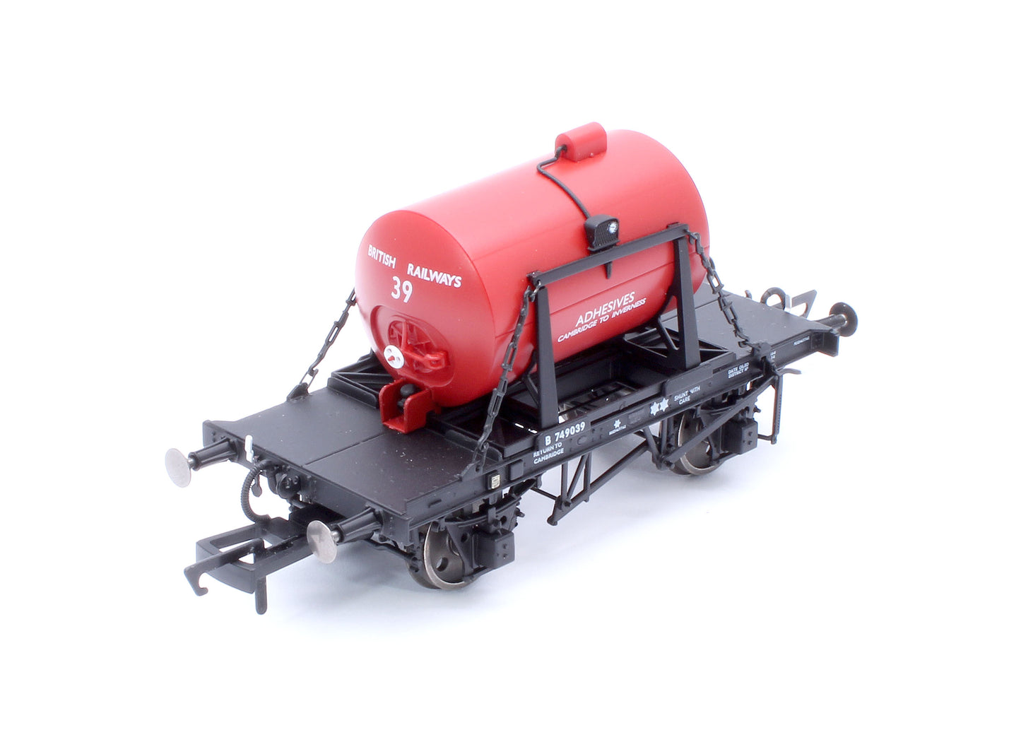 BR Adhesives Demountable Tank Wagon B749039 (Cambridge to Inverness)