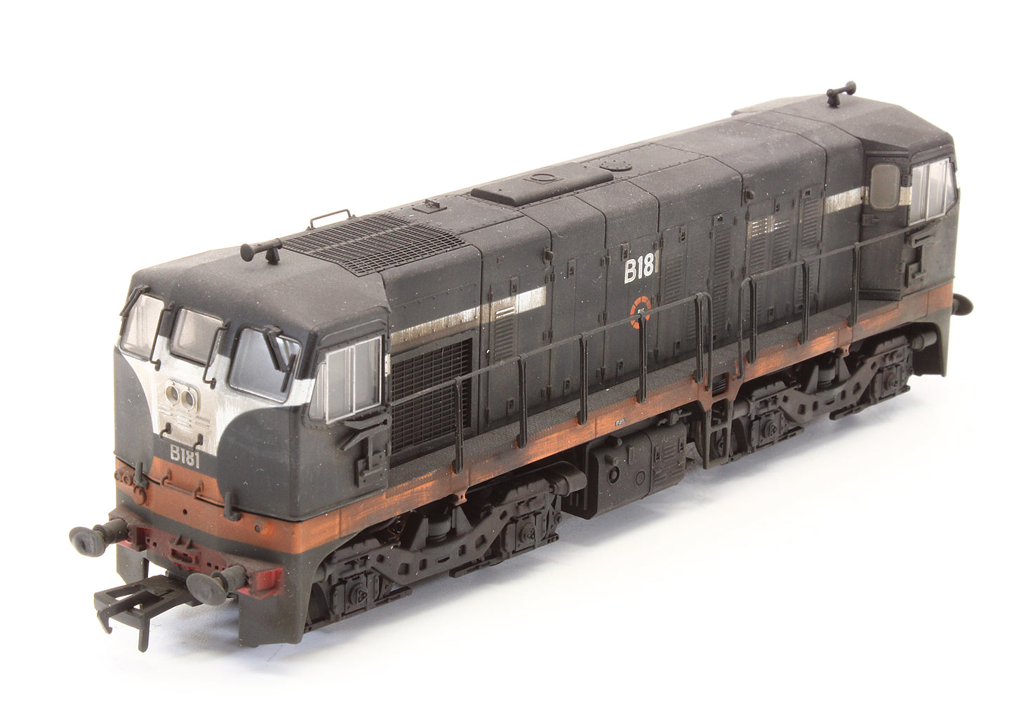 Pre-Owned MM0181 Irish Rail Class 181 'CIE' Black B181 Diesel Locomotive - Custom Weathered