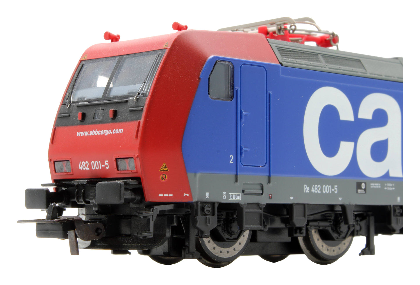 Pre-Owned Piko 57431 Class BR185 Electric Loco Of The Swiss SBB in 'Cargo' Red & Blue Livery Epoch V