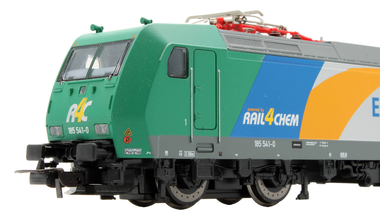 Pre-Owned Piko 57444 Class BR 185 541-0 in 'European Bulls' Silver Livery Sponsored By RAIL4CHEM