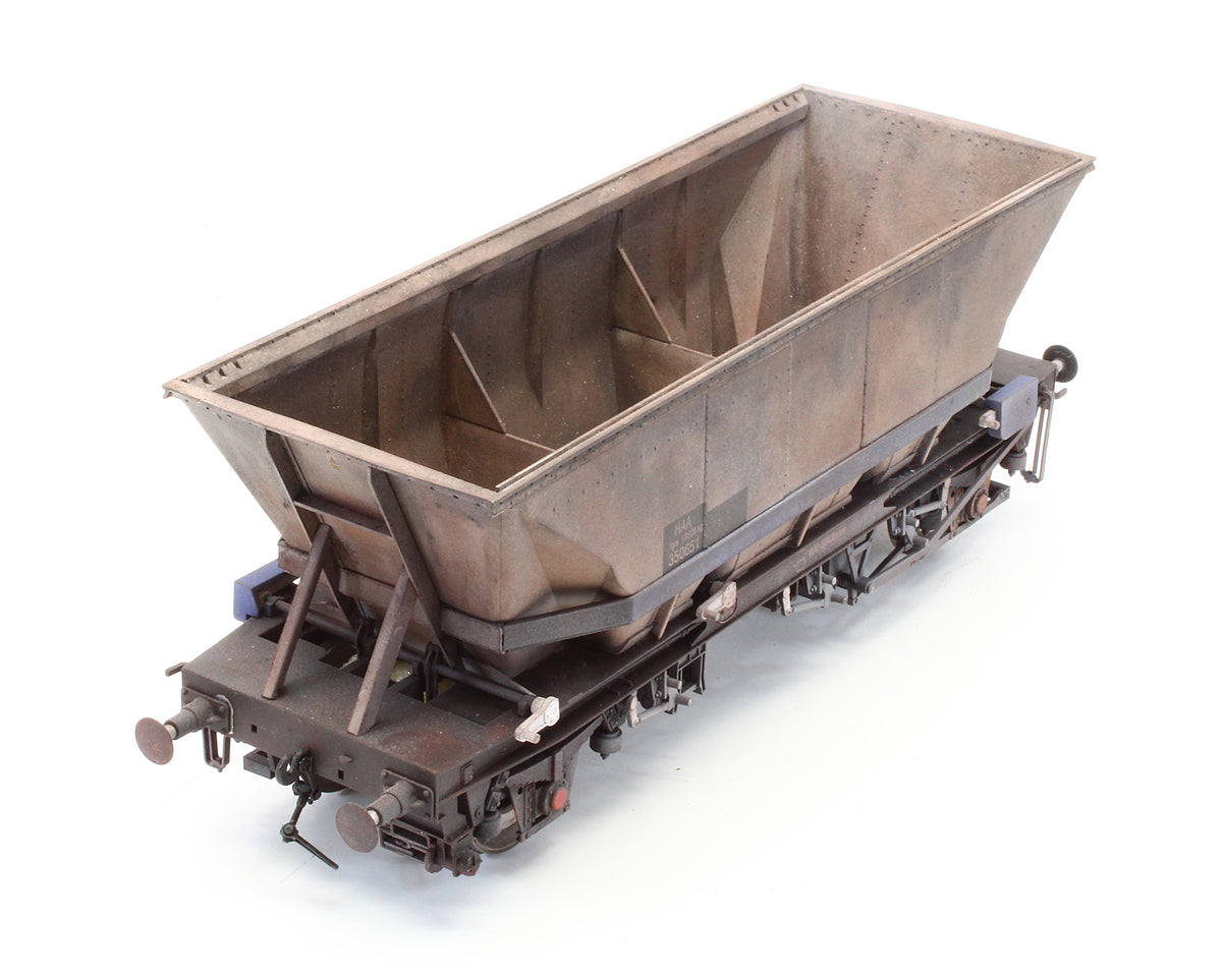 Pre-Owned MGR HAA Coal Wagon (Blue Cradle) #350651 - Custom Weathered