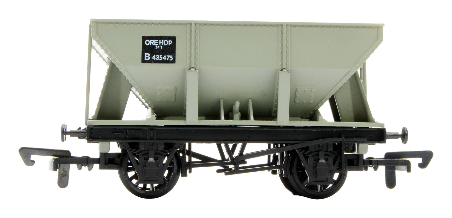 Pre-Owned Dapol B141 12T Ore Hopper Wagon B435475 in BR Grey