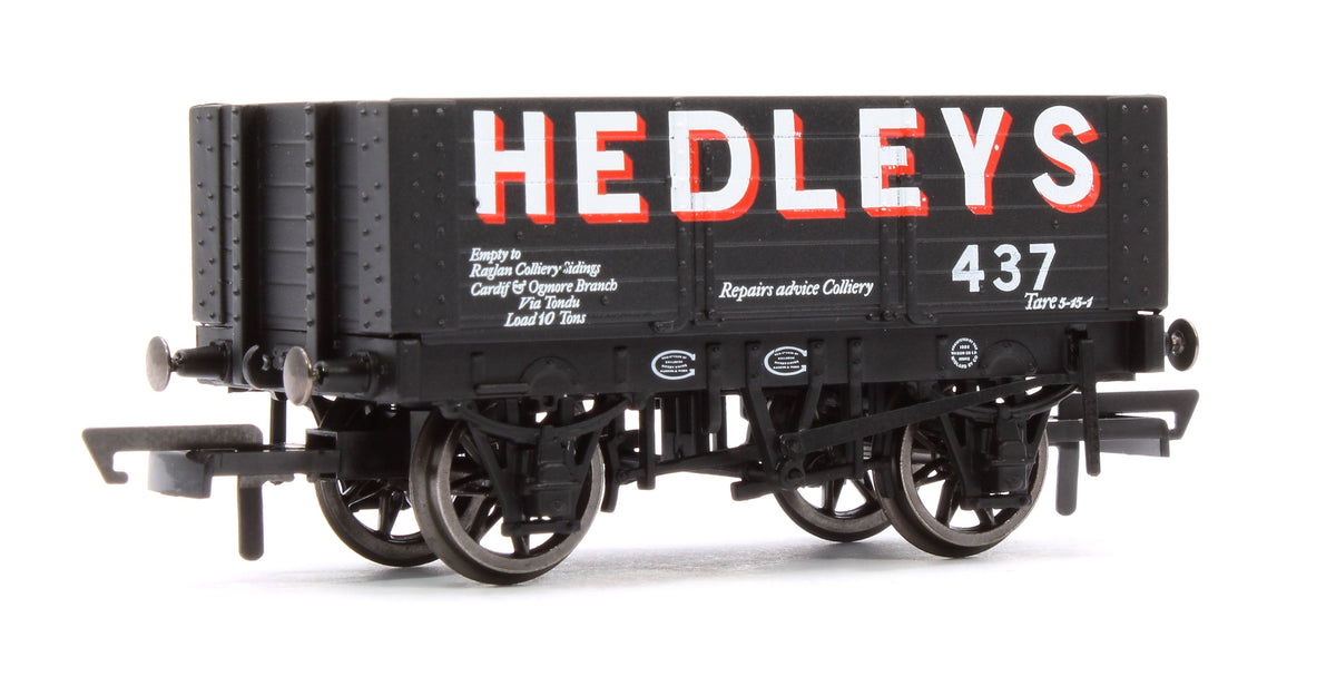 R60192 Pre-Owned 6 Plank Wagon Hedleys Black No.437