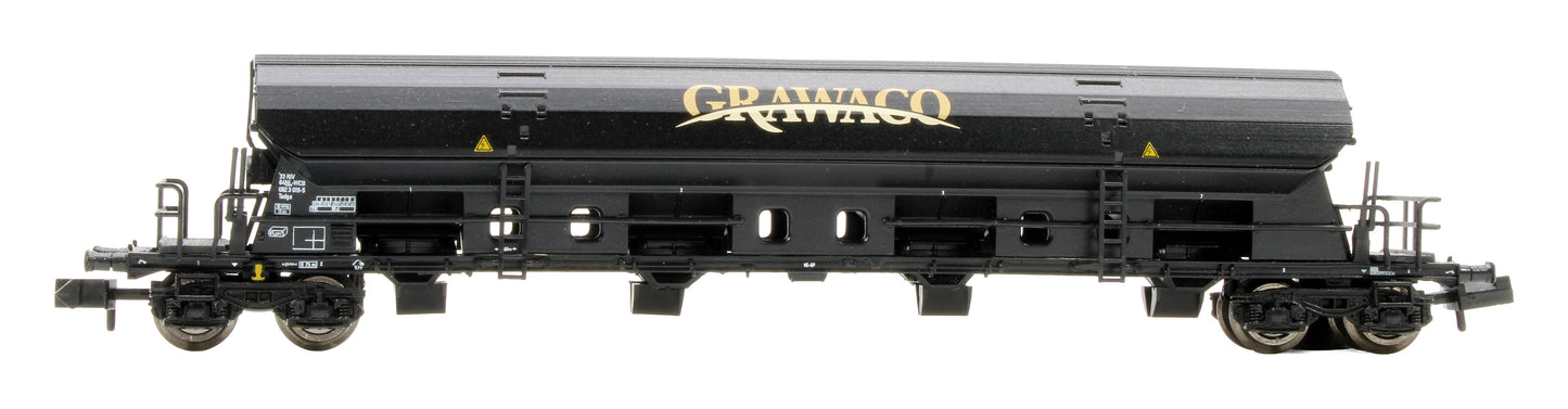 Pre-Owned 845419 N Swinging roof hopper car of the Grawaco