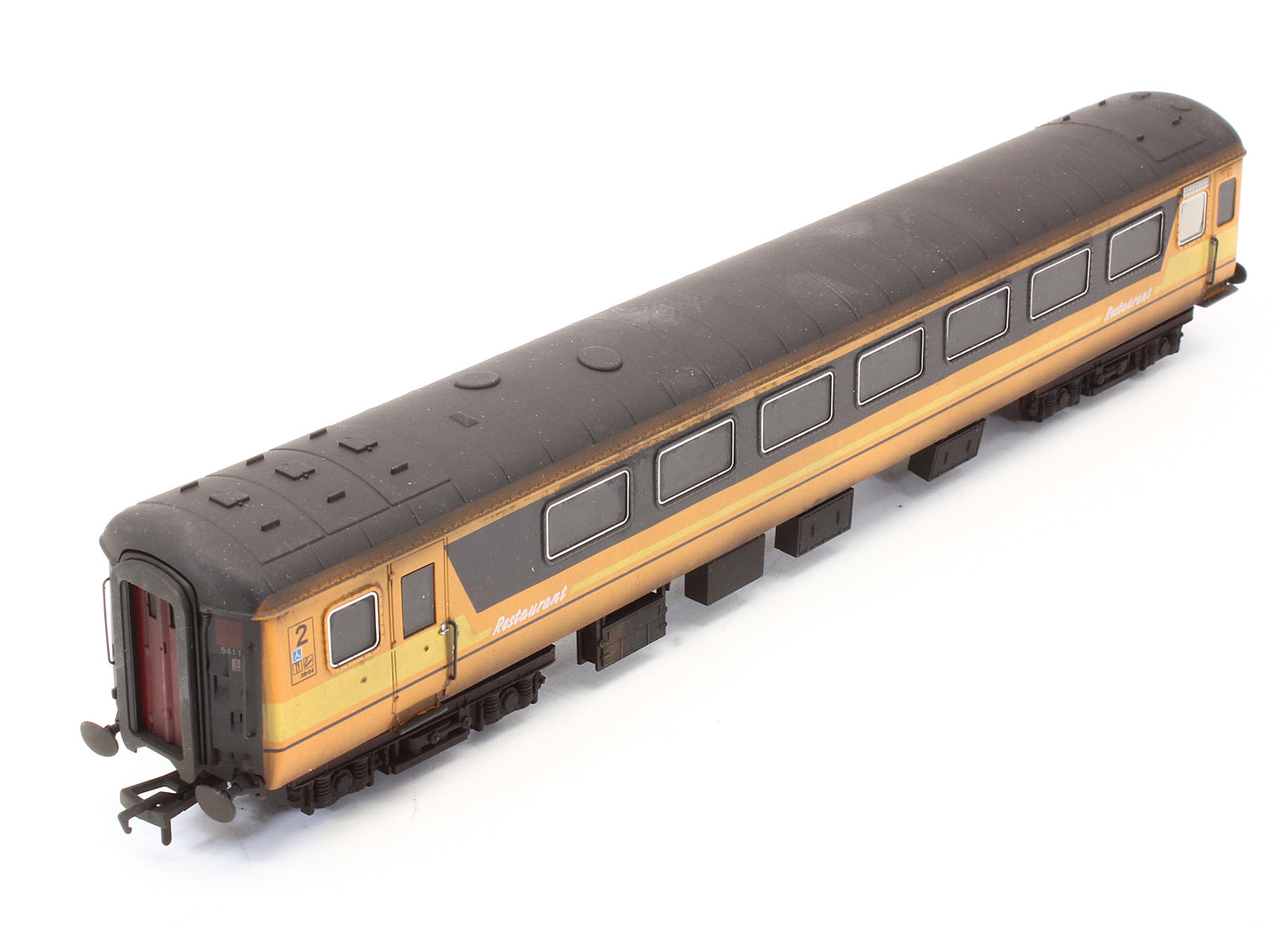Pre-Owned MM5411 Orish 'Galway' Livery Restaurant Car No.5411 - Custom Weathered
