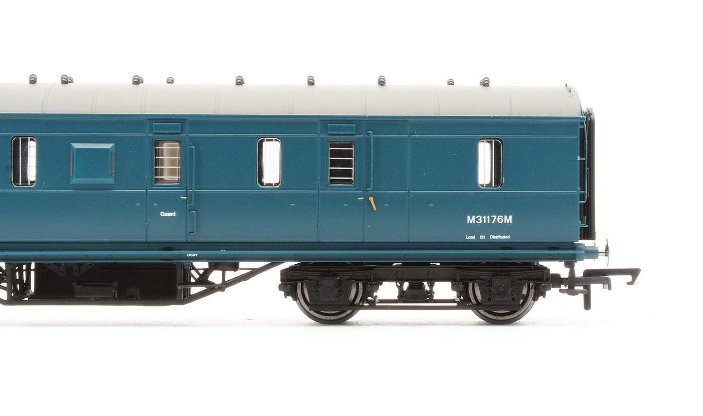 Pre-Owned BR Blue (EX-LMS) 50ft Full Brake Coach 'M31176M'