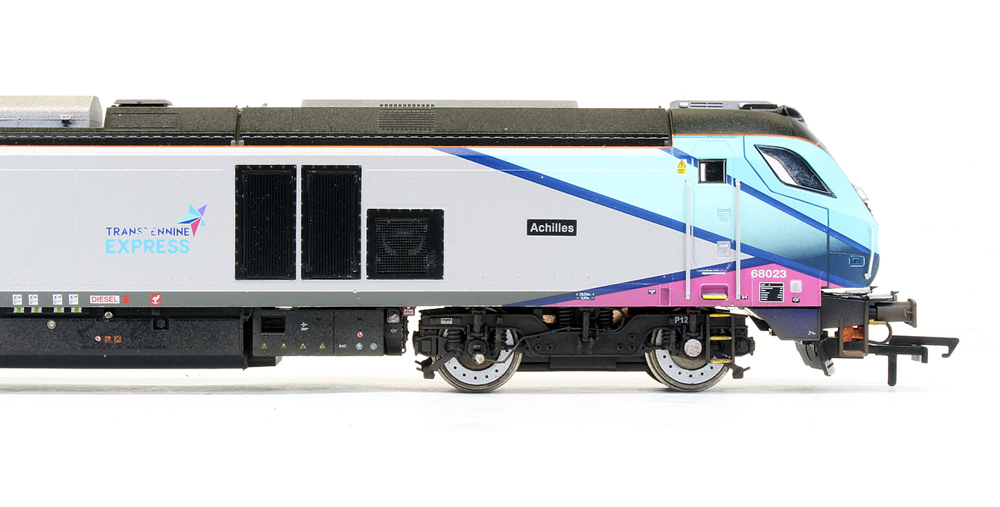 Pre-Owned Class 68023 'Achilles' 68023 Transpennine Express Diesel Locomotive - DCC Sound Fitted