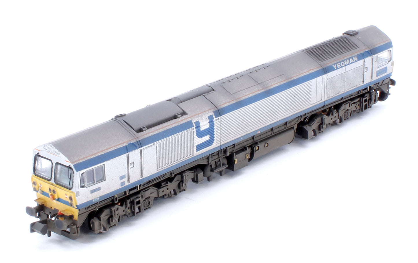 Custom Weathered Class 59 #59005 "Kenneth J Painter" Foster Yeoman Silver Livery Diesel Locomotive