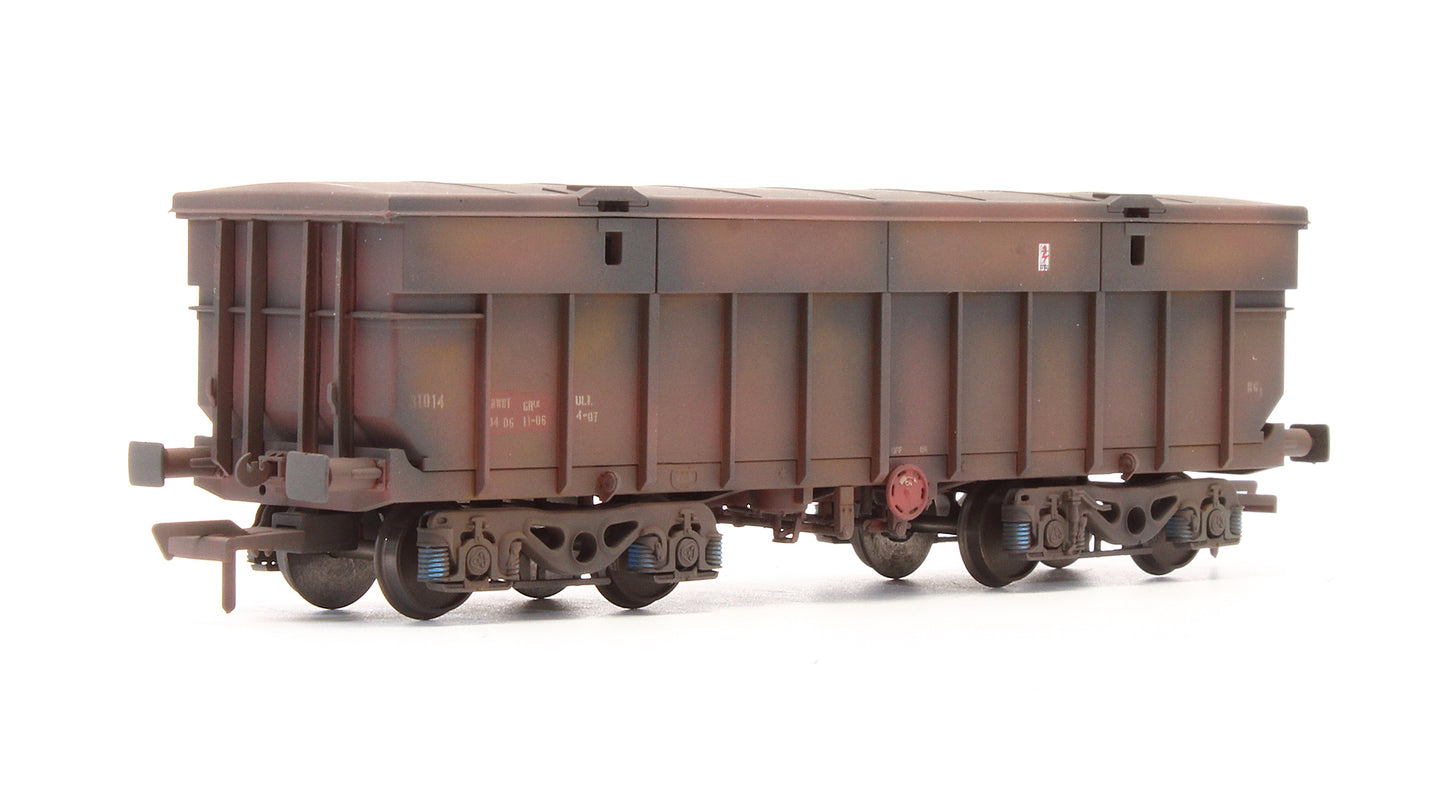 Pre-Owned IRM1023-BX-D Tara Mines Blue Bogie Ore Wagon - 31014 & 31015 - Custom Weathered
