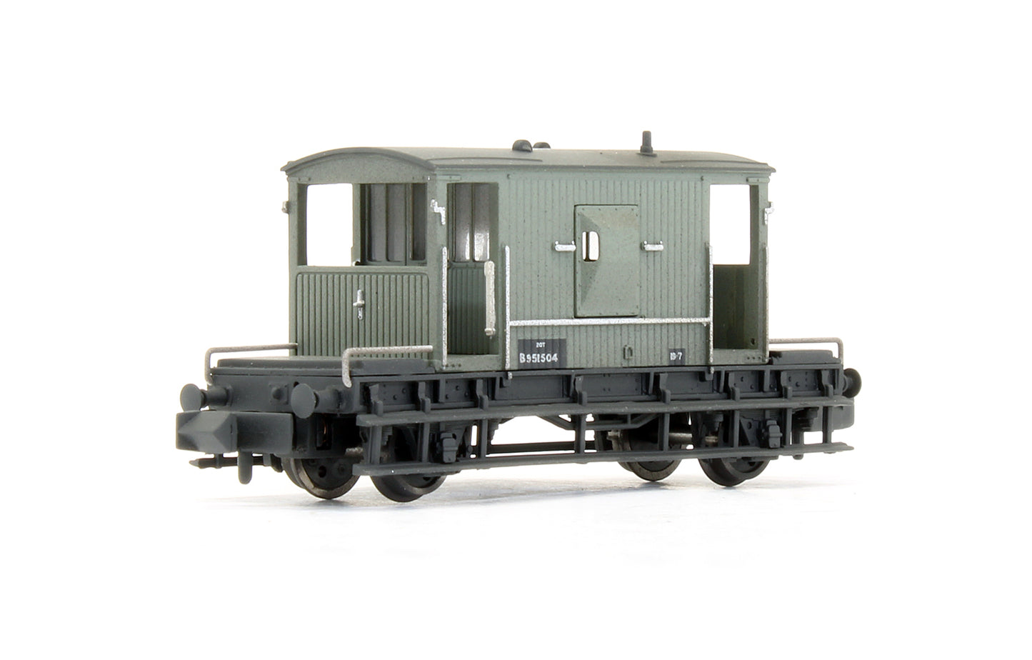 Pre-Owned 377-526C 20 Ton Brake Van BR Grey - Weathered