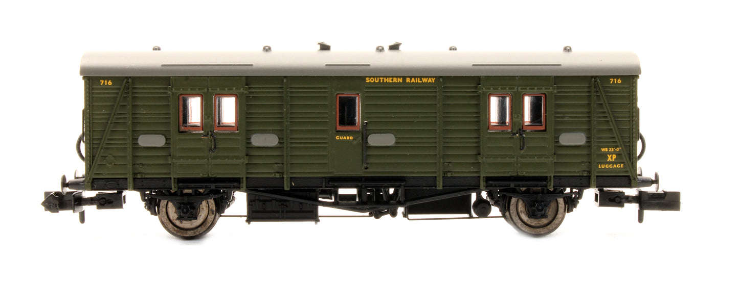 Pre-Owned Maunsell Brake Van 716 SR Green
