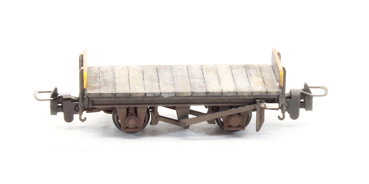 Pre-owned RNAD Flat Wagon RNAD Dean Hill No. DH208 24 - Custom Weathered