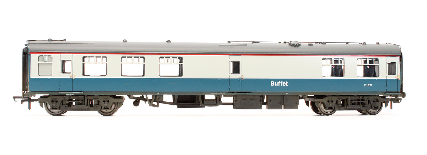 Pre-Owned 39-264 MK1 Restaurant Miniature Buffet Car RMB BR Blue Grey 'E1871' - Custom Weathered