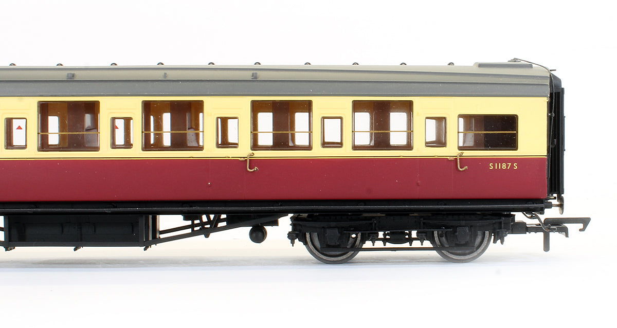 Pre-Owned BR Crimson & Cream Maunsell 3rd Class Coach No.S1187S