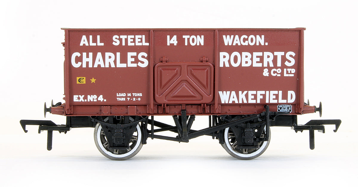 Pre-Owned 'Charles Roberts' 16 Ton Slope Sided Mineral Pressed Door Wagon (Exclusive Edition)
