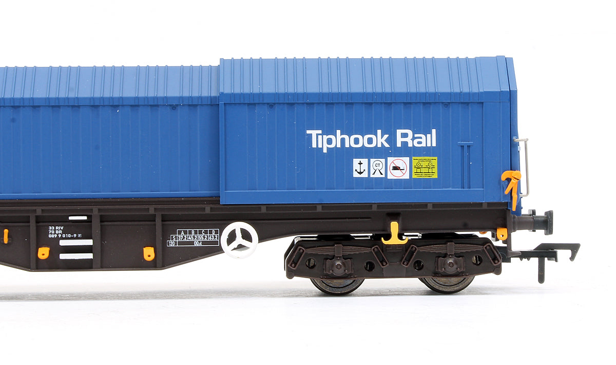 Pre-Owned Telescopic Hood Wagon Tiphook Rail Blue #33 70 0899 010-9