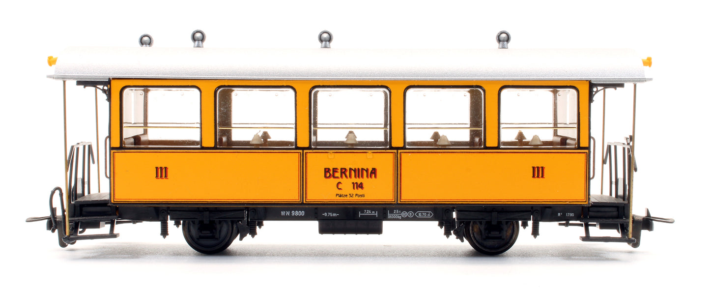 Pre-Owned RhB Historic Bernina 4 Wheel Coach 'C 114'