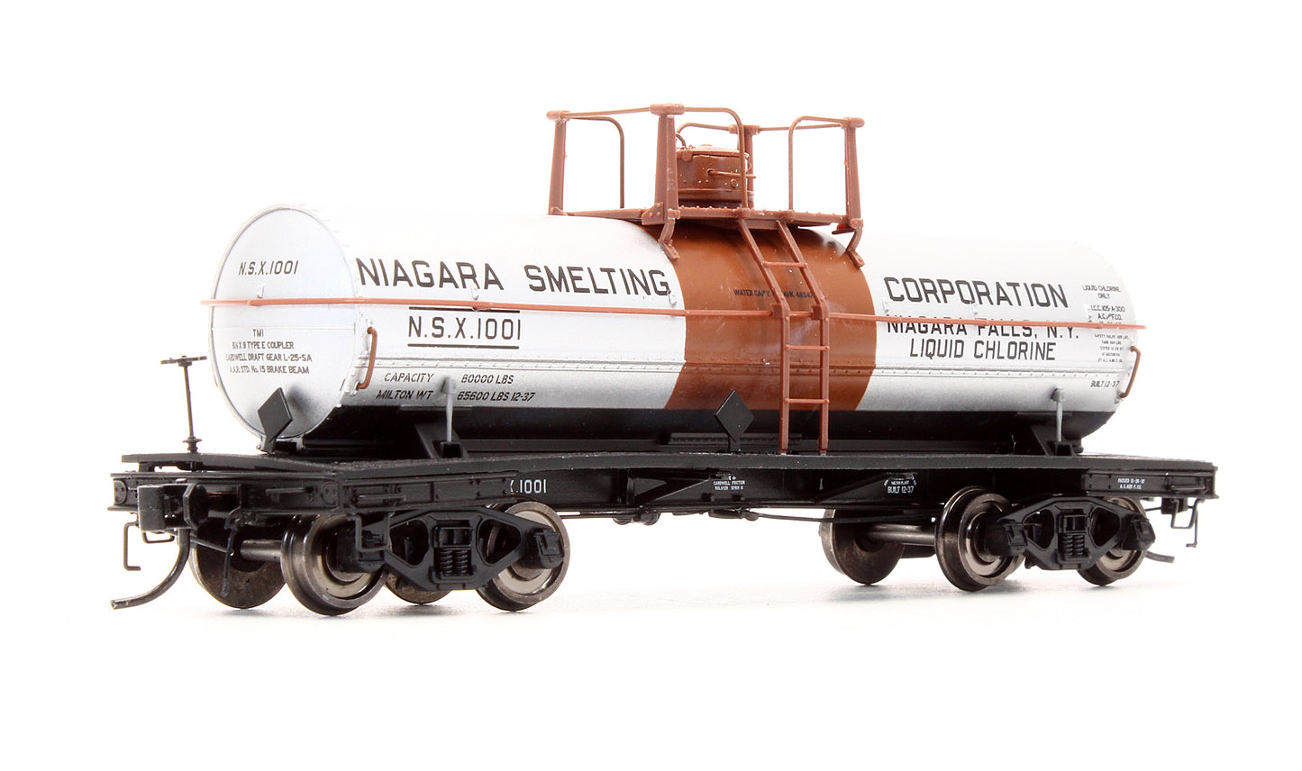 Pre-Owned 6176 6000 Gal Chlorine Tank Car Niagara Smelting Corp - Road #1001