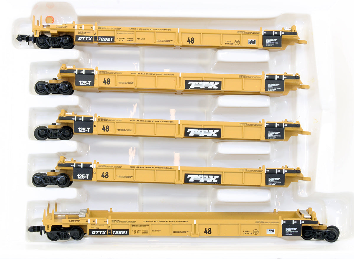 Pre-Owned Thrall 5-Unit Articulated Double Stack Car TTX - Road #72821