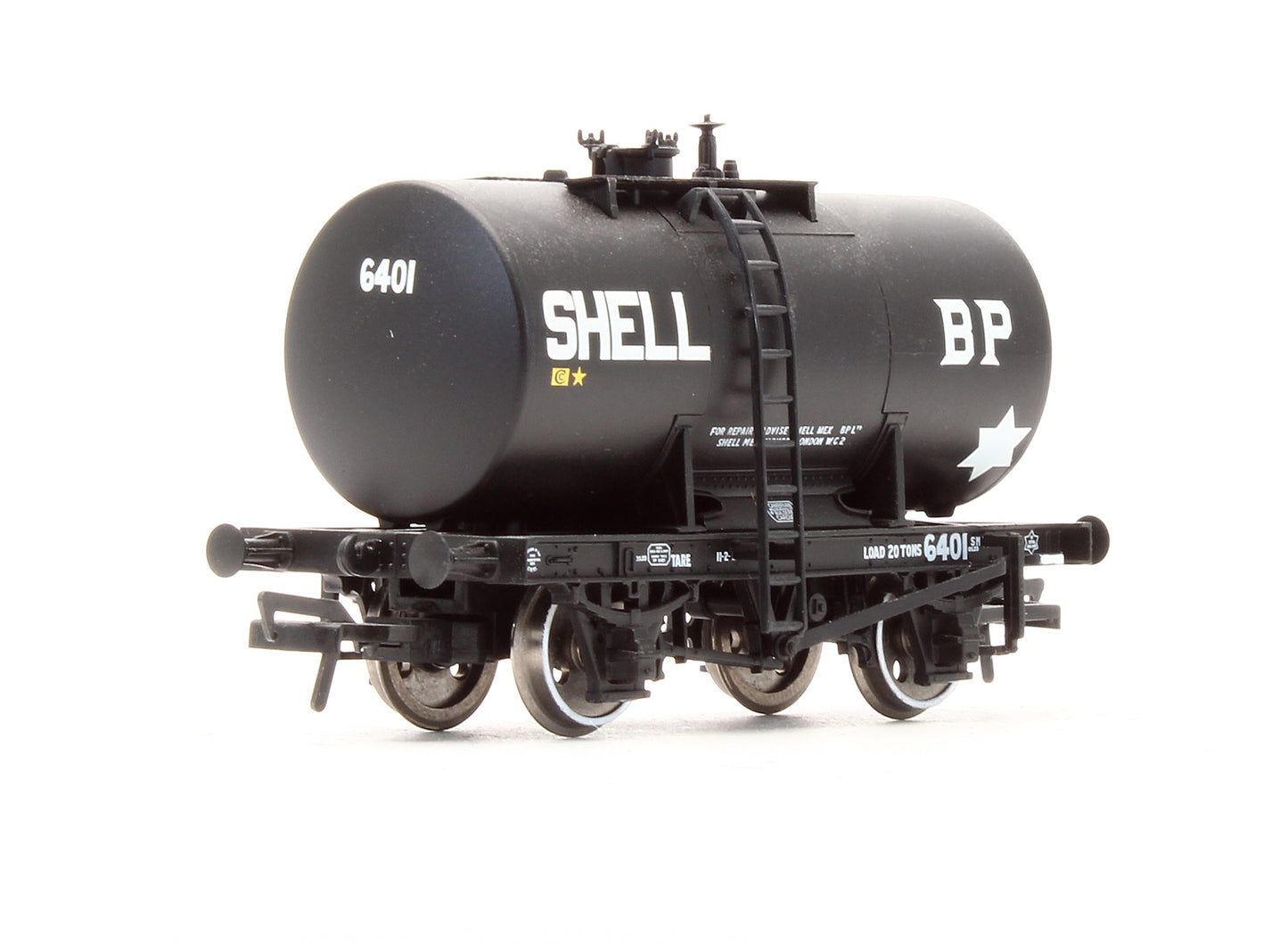 Pre-Owned 38-776 20 Ton Anchor-Mounted Tank Wagon 'Shell / BP'