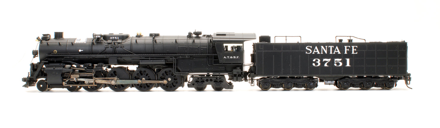 Pre-Owned ATSF Northern 4-8-4 Santa Fe Steam Locomotive - Road #3751 - DCC Sound