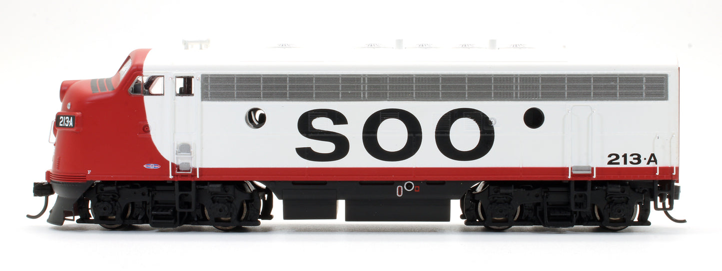 Pre-Owned EMD F7A Diesel Locomotive SOO Line - Road #213-A - DCC Sound