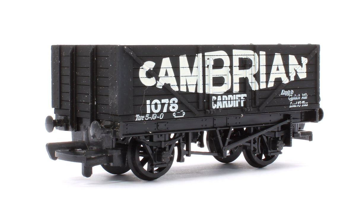 Mainline 37-169-PO Pre-Owned 7 Plank Open Wagon No.1078 'Cambrian'