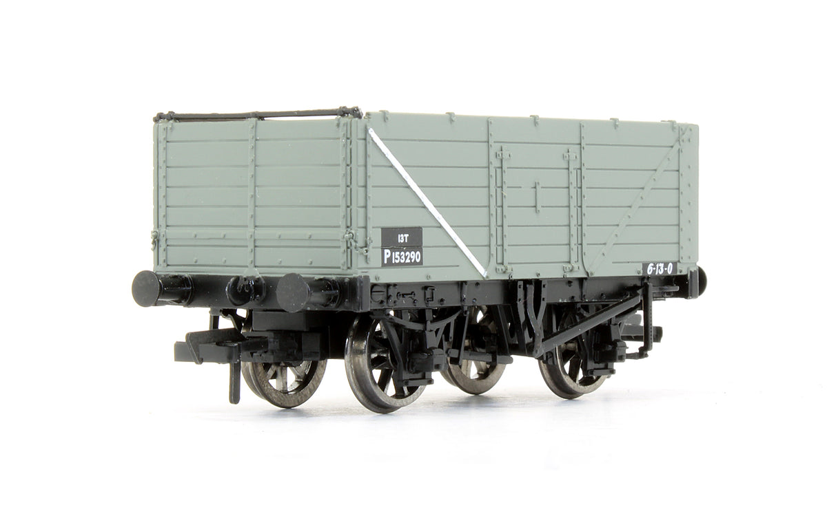Pre-Owned 7 Plank End Door Wagon BR Grey 'P153290'