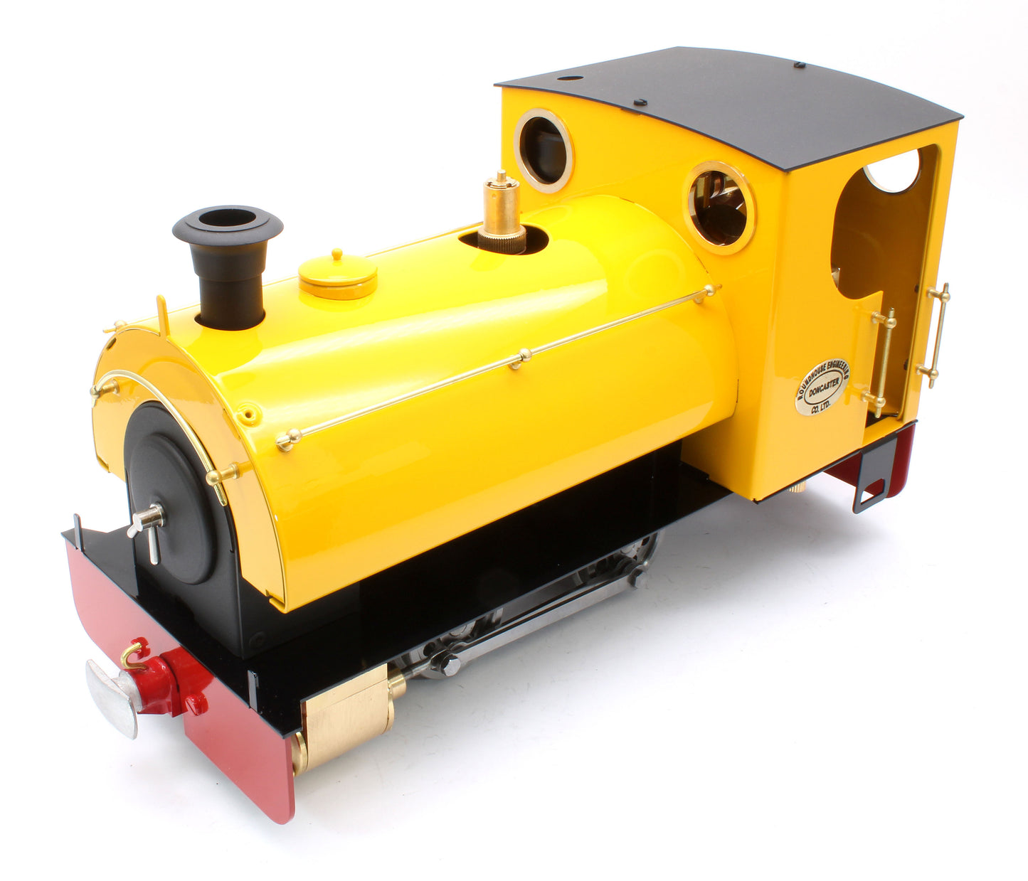 PEGGIE-YELLOW 0-4-0 Saddle Tank 'Peggie' Yellow (Manual) Steam Locomotive